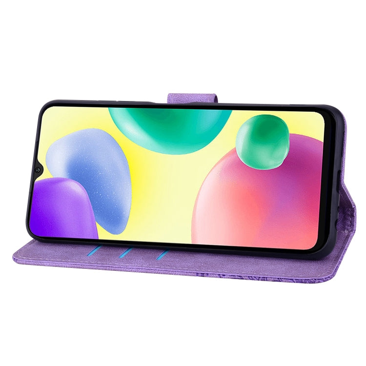 For Xiaomi Redmi 9T / Note 9 4G / Poco M3 Geometric Mandala Embossed Leather Phone Case