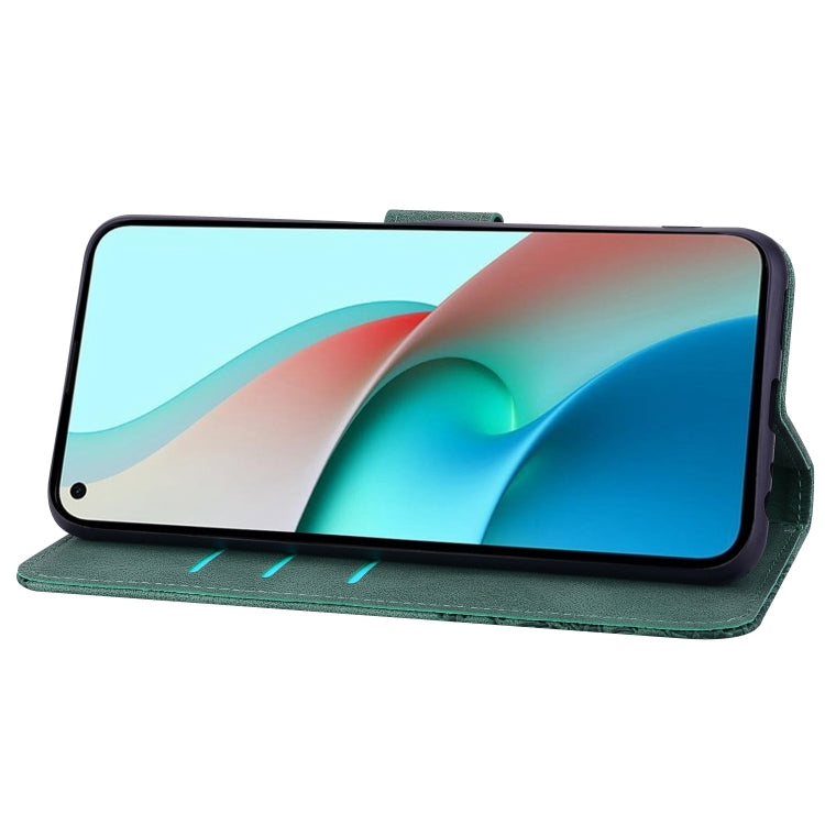 For Xiaomi Redmi Note 9T Geometric Mandala Embossed Leather Phone Case