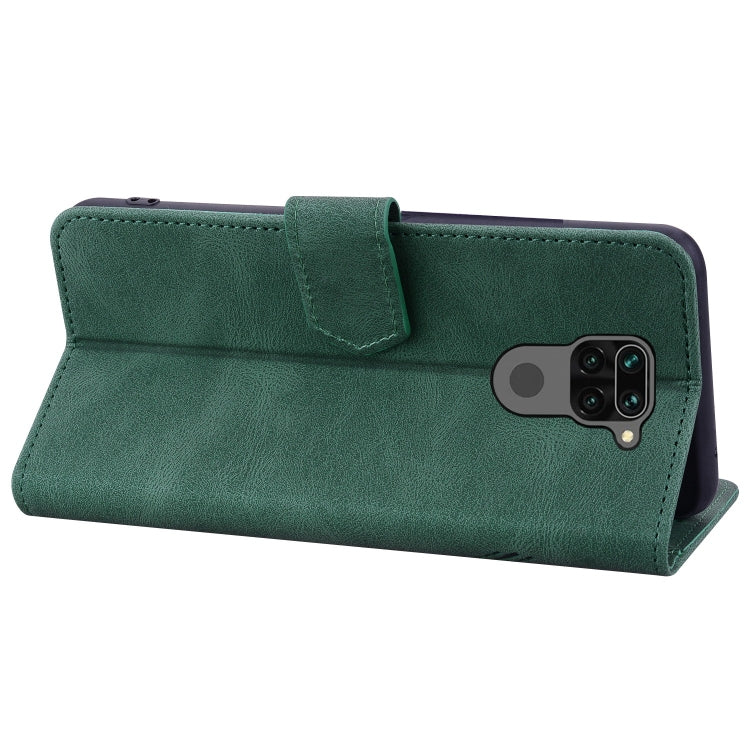 For Xiaomi Redmi Note 9 Geometric Mandala Embossed Leather Phone Case