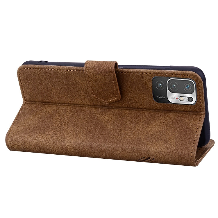 For Xiaomi Redmi Note 10 5G Geometric Mandala Embossed Leather Phone Case