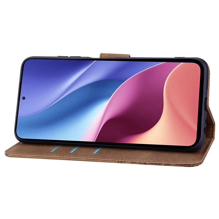 For Xiaomi Redmi Note 10 Pro Geometric Mandala Embossed Leather Phone Case