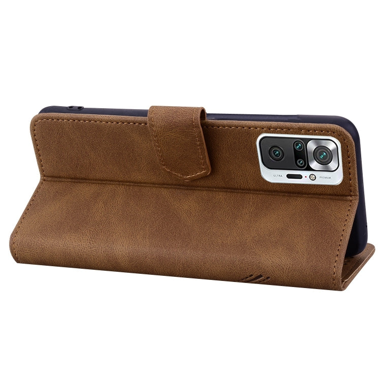 For Xiaomi Redmi Note 10 Pro Geometric Mandala Embossed Leather Phone Case