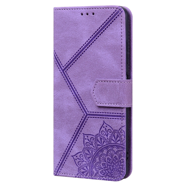 For Xiaomi Redmi Note 10 Pro Geometric Mandala Embossed Leather Phone Case