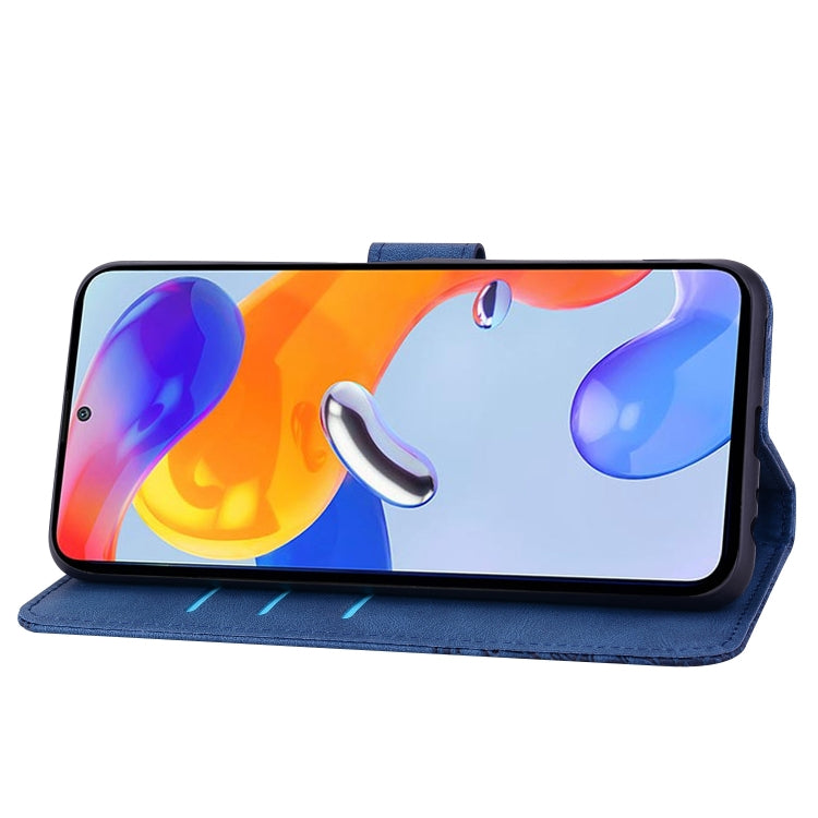 For Xiaomi Redmi Note 11 Pro 5G / 4G Geometric Mandala Embossed Leather Phone Case