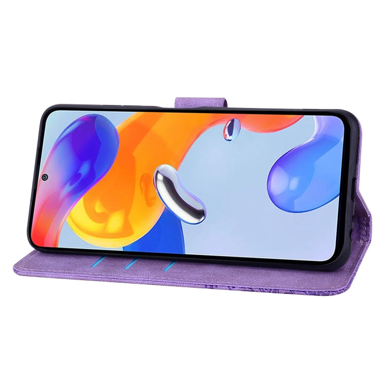 For Xiaomi Redmi Note 11 / Note 11S Geometric Mandala Embossed Leather Phone Case