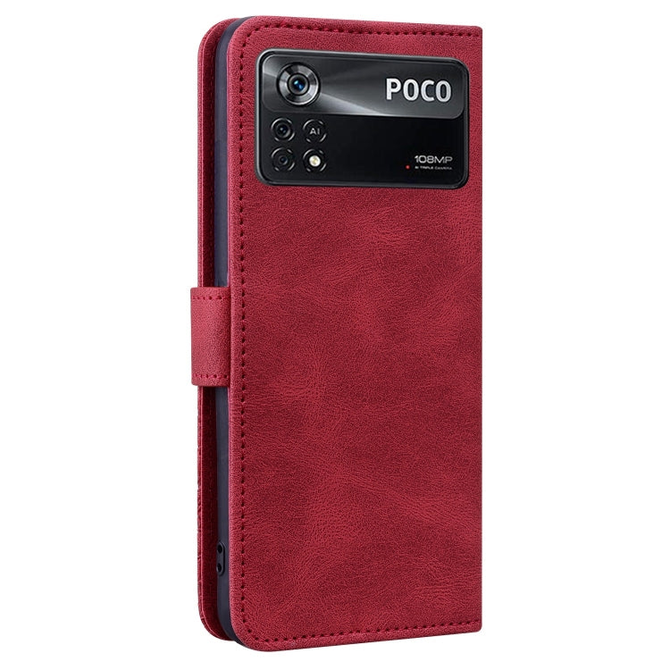 For Xiaomi Poco X4 Pro Geometric Mandala Embossed Leather Phone Case