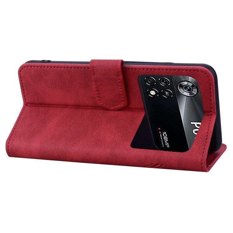 For Xiaomi Poco X4 Pro Geometric Mandala Embossed Leather Phone Case