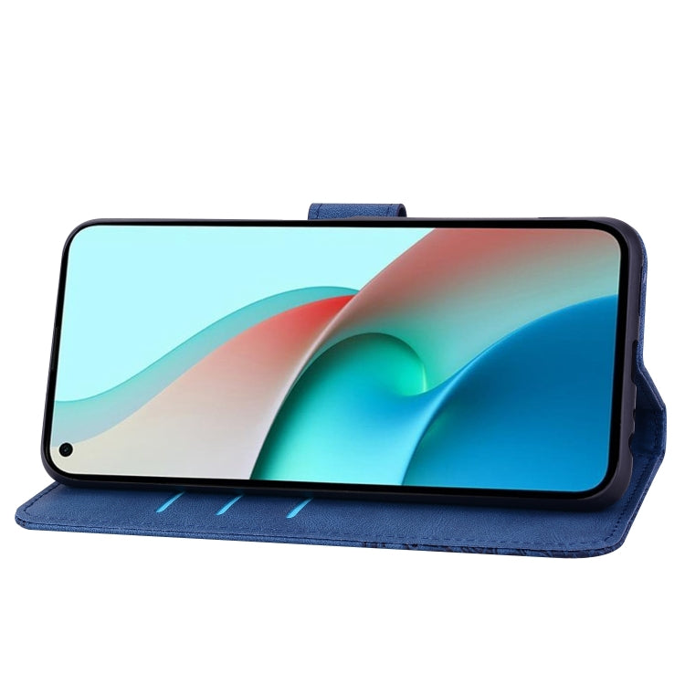 For Xiaomi 11 Lite Geometric Mandala Embossed Leather Phone Case