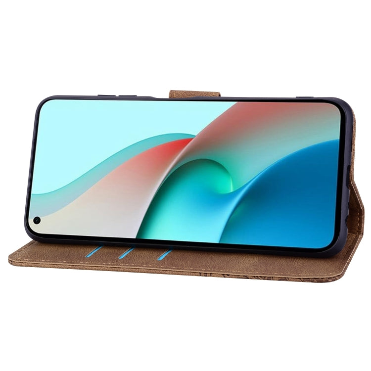 For Xiaomi 11 Lite Geometric Mandala Embossed Leather Phone Case