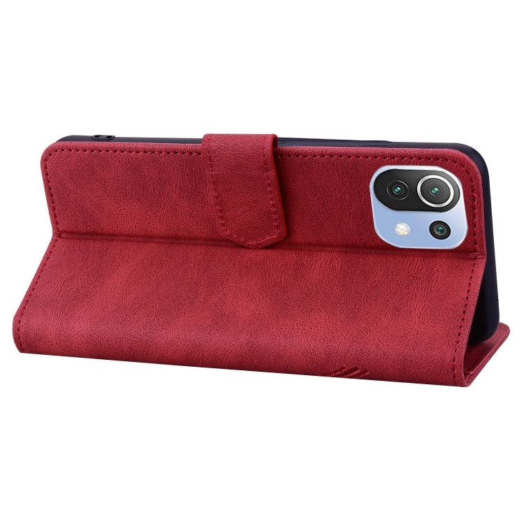 For Xiaomi 11 Lite Geometric Mandala Embossed Leather Phone Case