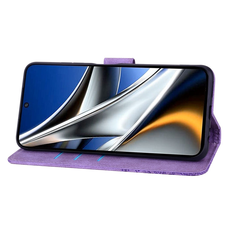 For Xiaomi 11T Pro Geometric Mandala Embossed Leather Phone Case