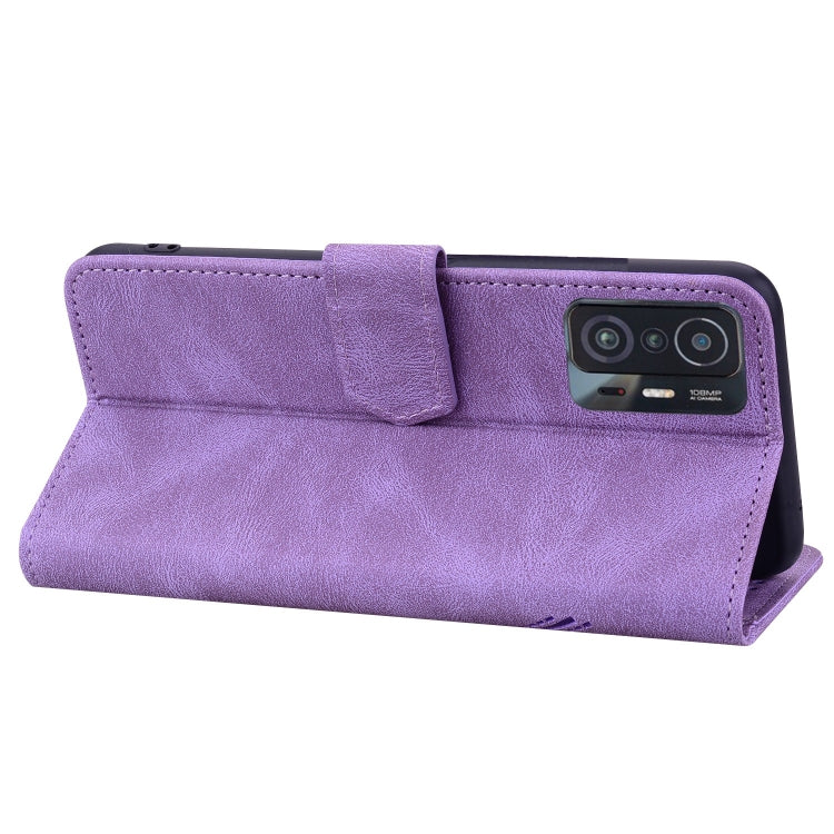 For Xiaomi 11T Pro Geometric Mandala Embossed Leather Phone Case