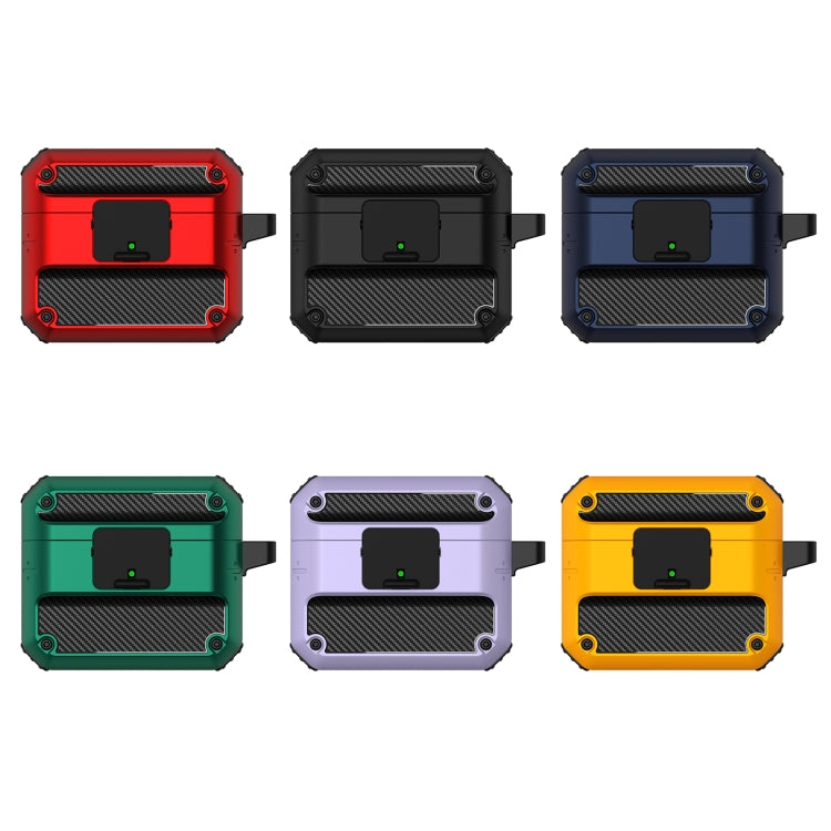 Automatic Bomb TPU + PC Earphone Protective Case with Switch For AirPods 3