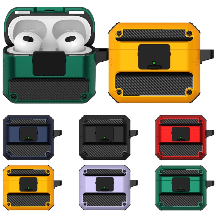 Automatic Bomb TPU + PC Earphone Protective Case with Switch For AirPods 3