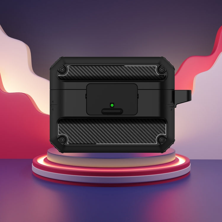 Automatic Bomb TPU + PC Earphone Protective Case with Switch For AirPods Pro