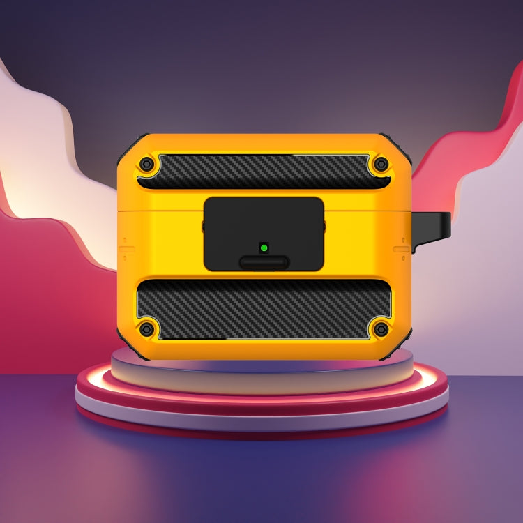 Automatic Bomb TPU + PC Earphone Protective Case with Switch For AirPods Pro