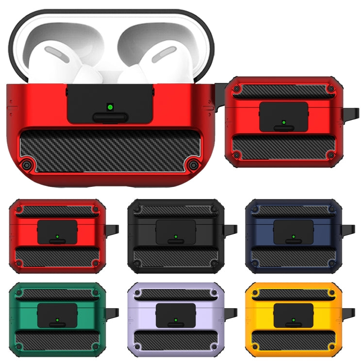 Automatic Bomb TPU + PC Earphone Protective Case with Switch For AirPods Pro