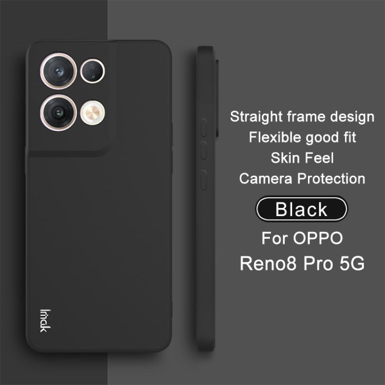 For OPPO Reno8 Pro 5G IMAK UC-4 Series Straight Edge TPU Soft Protective Case