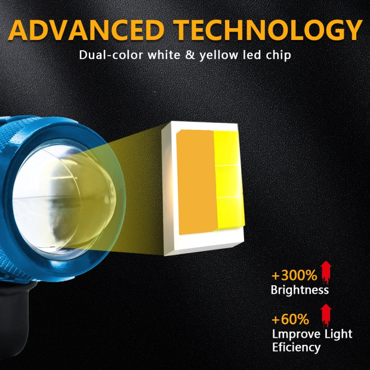 S7 Motorcycle Rearview Mirror LED Strobe Spotlight