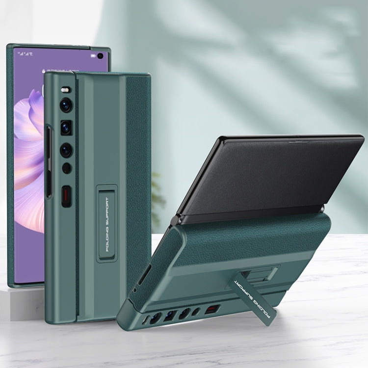 For Huawei Mate Xs 2 GKK Full Coverage Folding Leather Phone Case with Holder