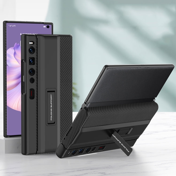 For Huawei Mate Xs 2 GKK Full Coverage Folding Leather Phone Case with Holder