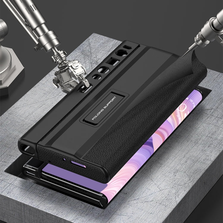 For Huawei Mate Xs 2 GKK Full Coverage Folding Leather Phone Case with Holder