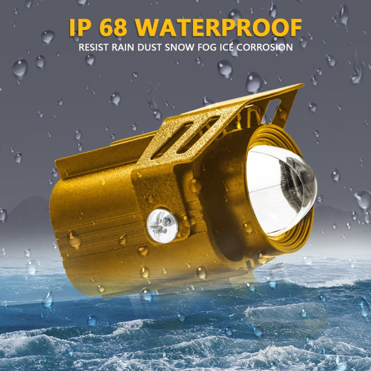 S8 Motorcycle Rearview Mirror LED Strobe Spotlight