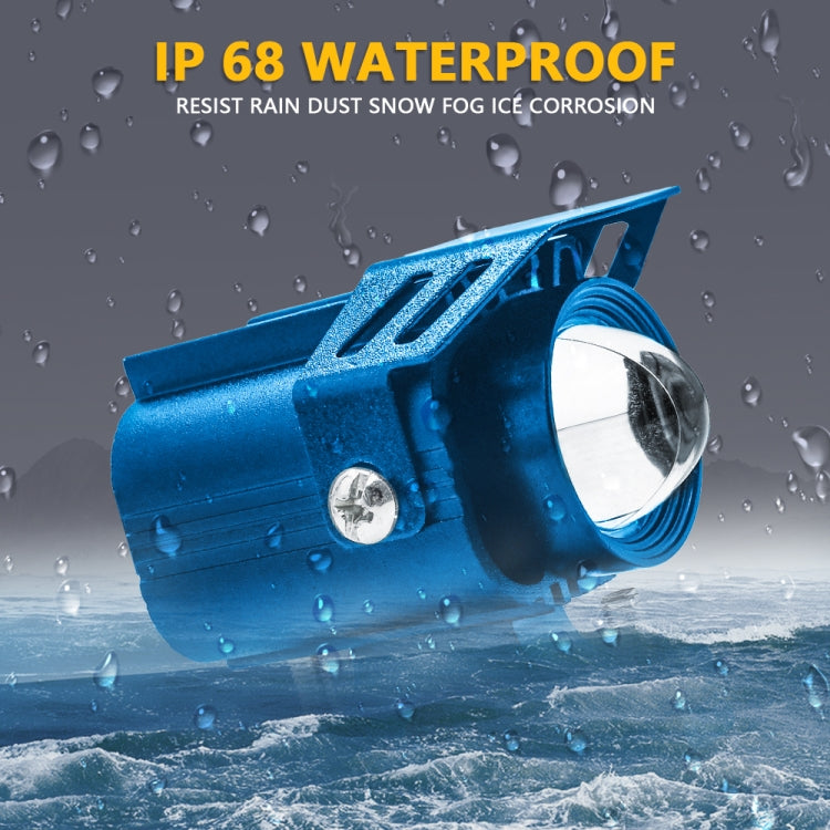 S8 Motorcycle Rearview Mirror LED Strobe Spotlight