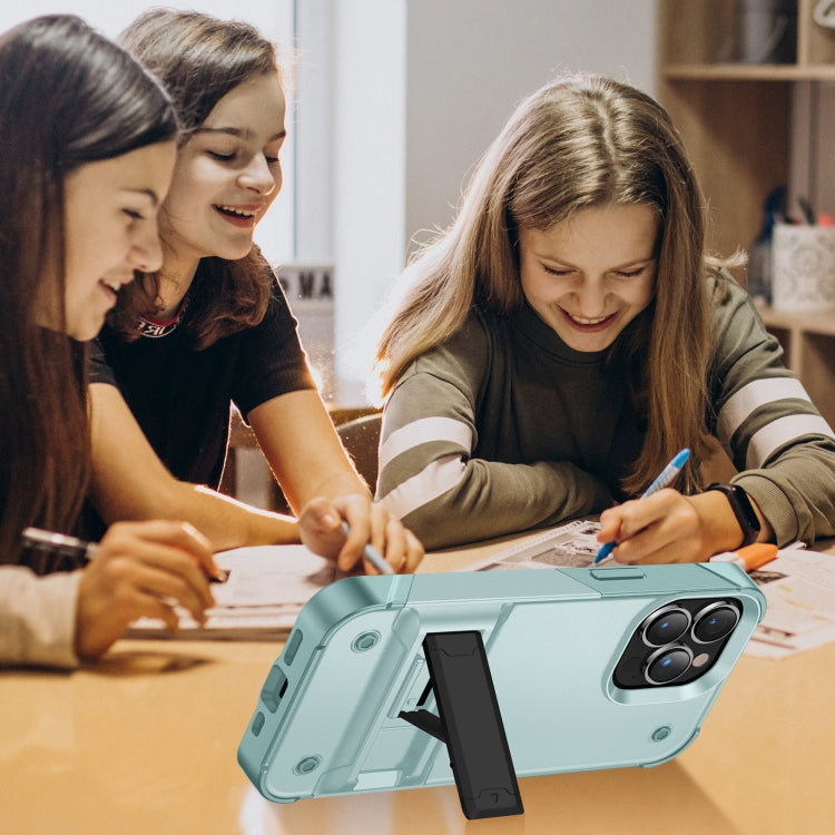 PC + TPU Shockproof Phone Case with Holder For iPhone 14 Pro Max