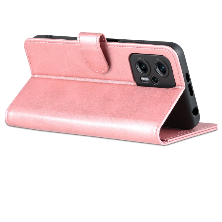 For Xiaomi Redmi Note 11T Pro/POCO X4 GT AZNS Skin Feel Calf Texture Flip Leather Phone Case