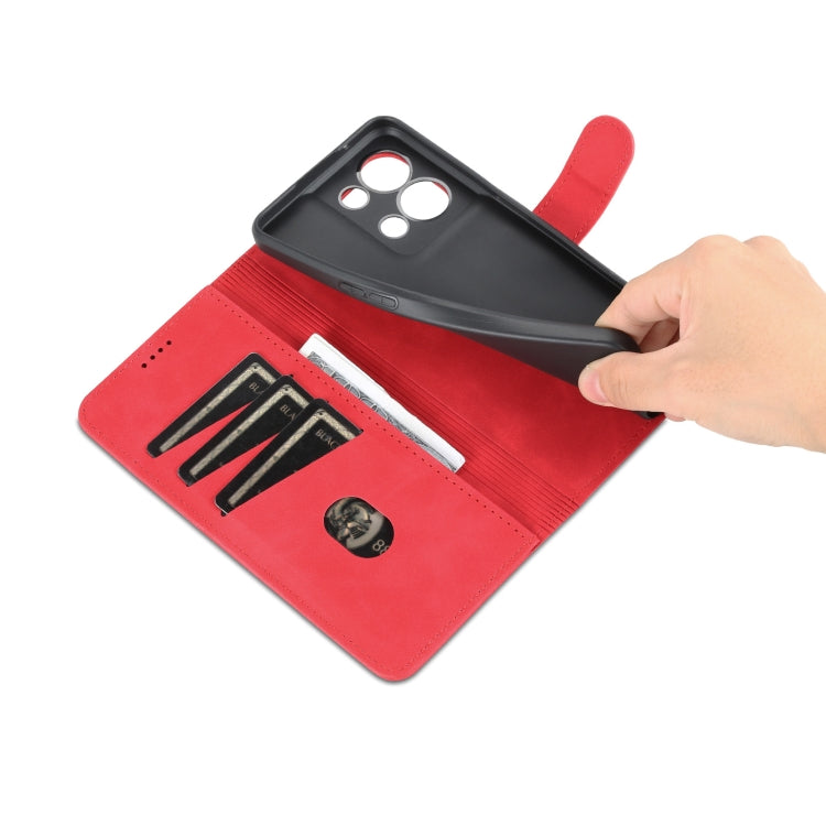 For OPPO Reno8 AZNS Skin Feel Calf Texture Flip Leather Phone Case