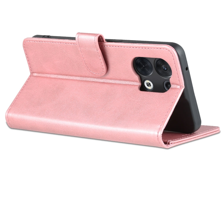 For OPPO Reno8 AZNS Skin Feel Calf Texture Flip Leather Phone Case