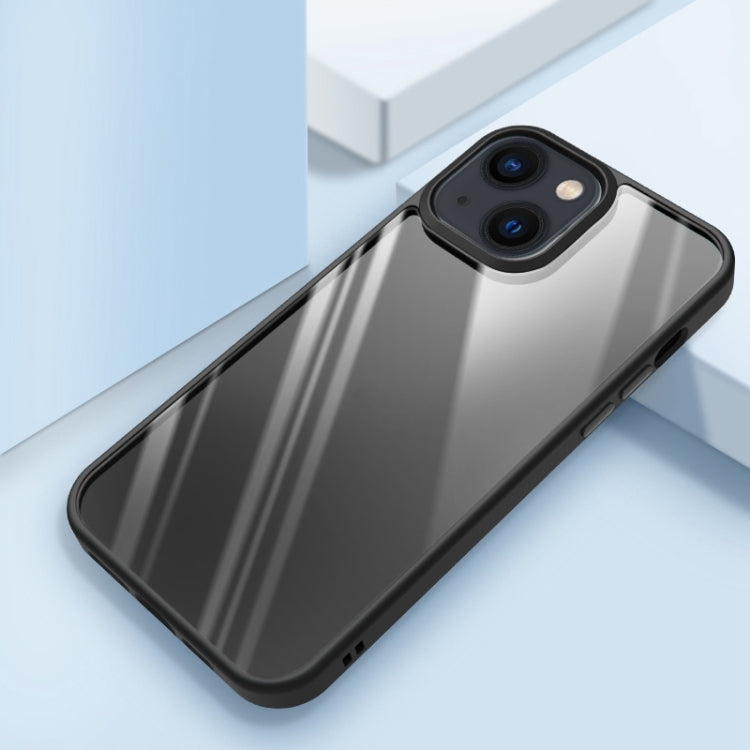 For iPhone 14 Plus Clear Back Shockproof Phone Case