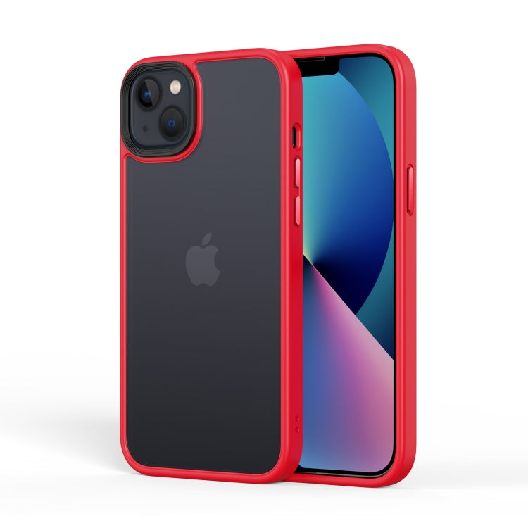 For iPhone 14 Frosted Back Shockproof Phone Case