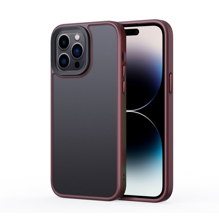 For iPhone 14 Pro Frosted Back Shockproof Phone Case