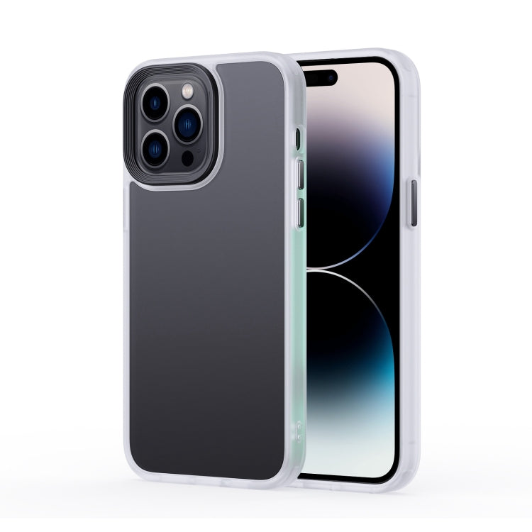For iPhone 14 Pro Frosted Back Shockproof Phone Case