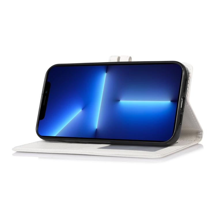 Cross Texture Horizontal Flip Leather Phone Case For iPhone 14 Pro Max