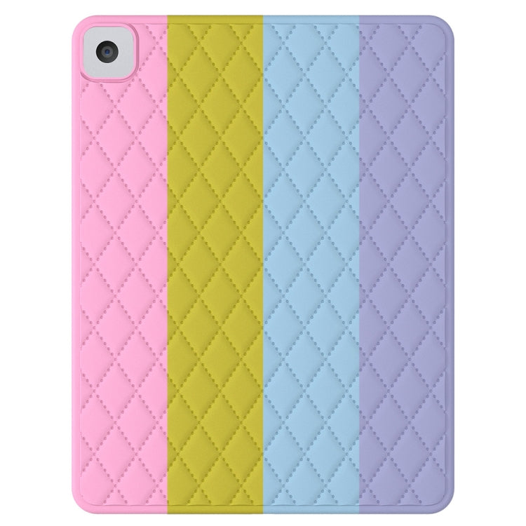 Diamond Lattice Silicone Tablet Case For iPad Air / Air 2 / 9.7 2017 / 9.7 2018