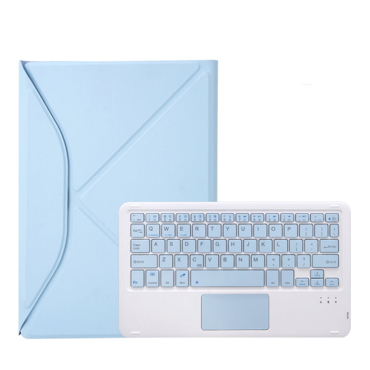 Z098B-A Pen Slot Touchpad Bluetooth Keyboard Leather Tablet Case For iPad Air 10.9 2022/2020