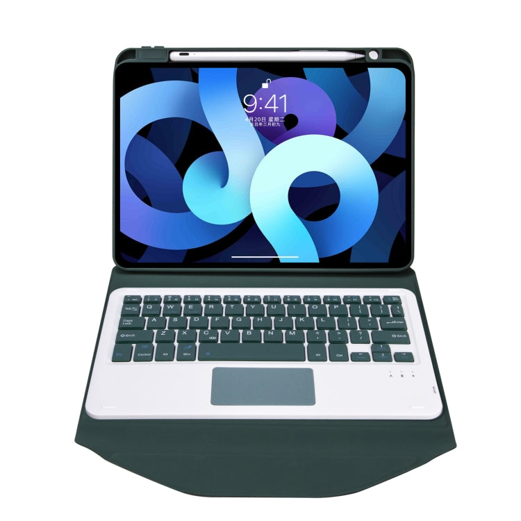 Z102B-A Pen Slot Touchpad Bluetooth Keyboard Leather Tablet Case For iPad 10.2 2021/2020/2019