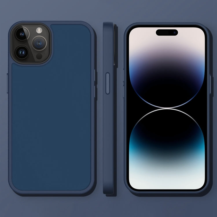 For iPhone 14 Pro Max Translucent Frosted Shockproof Phone Case