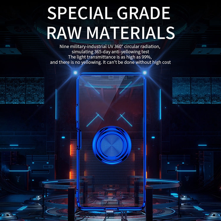 For OPPO Reno7 A Electroplating Ring Holder Transparent Phone Case