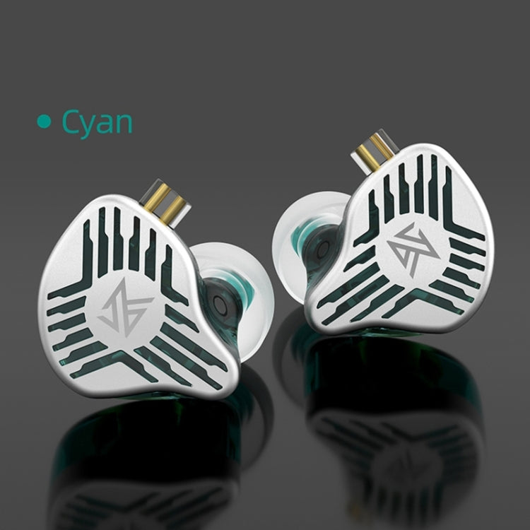 KZ-EDS 1.2m Dynamic Fashion Trend In-Ear Headphones, Style:Without Microphone