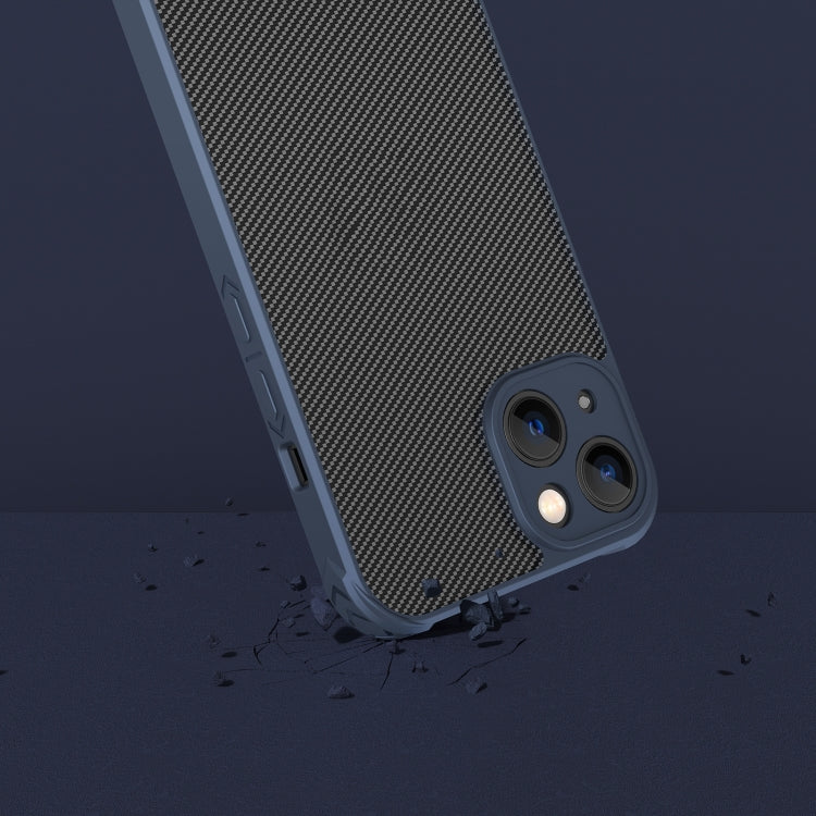 For iPhone 14 Carbon Fiber PC + TPU Case