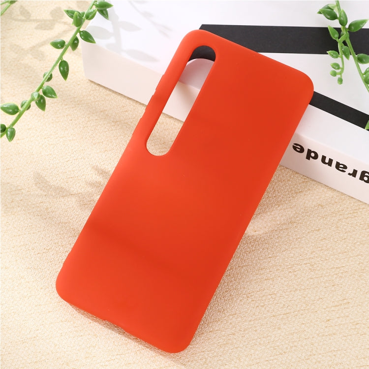 For Xiaomi Mi 10 Pro 5G Solid Color Liquid Silicone Shockproof Coverage Case