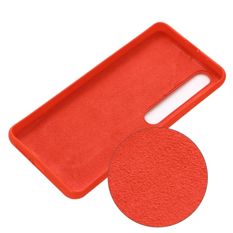 For Xiaomi Mi 10 Pro 5G Solid Color Liquid Silicone Shockproof Coverage Case