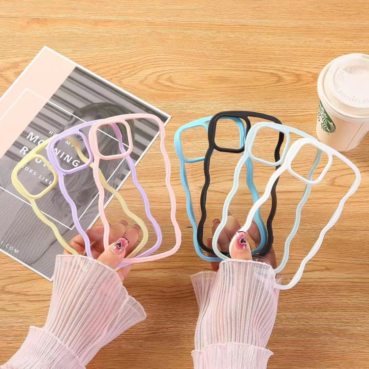 For iPhone 12 Wave Texture Acrylic Protective Phone Case