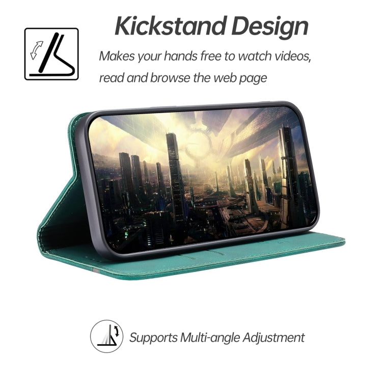 For iPhone 14 Splicing Skin Feel Magnetic Leather Phone Case