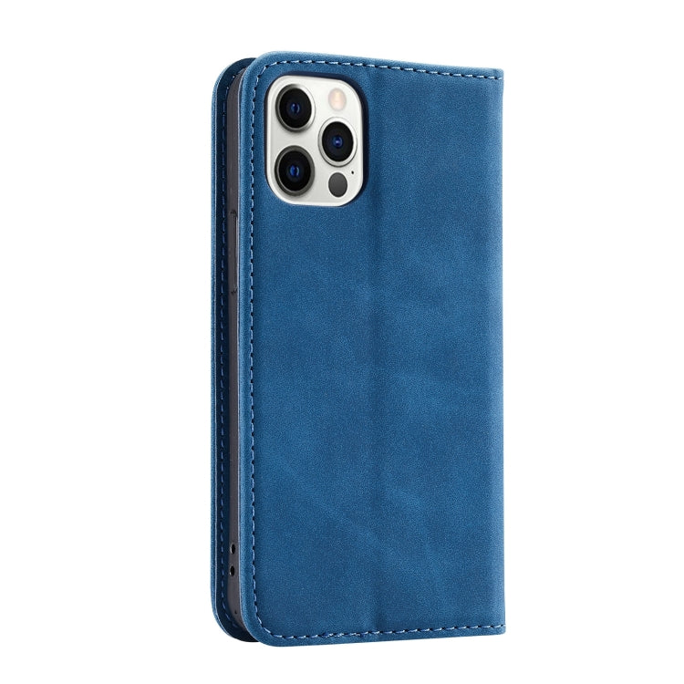 For iPhone 14 Pro Splicing Skin Feel Magnetic Leather Phone Case