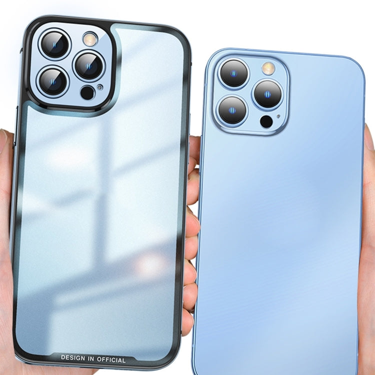 For iPhone 14 Pro HD Transparent Glass Phone Case